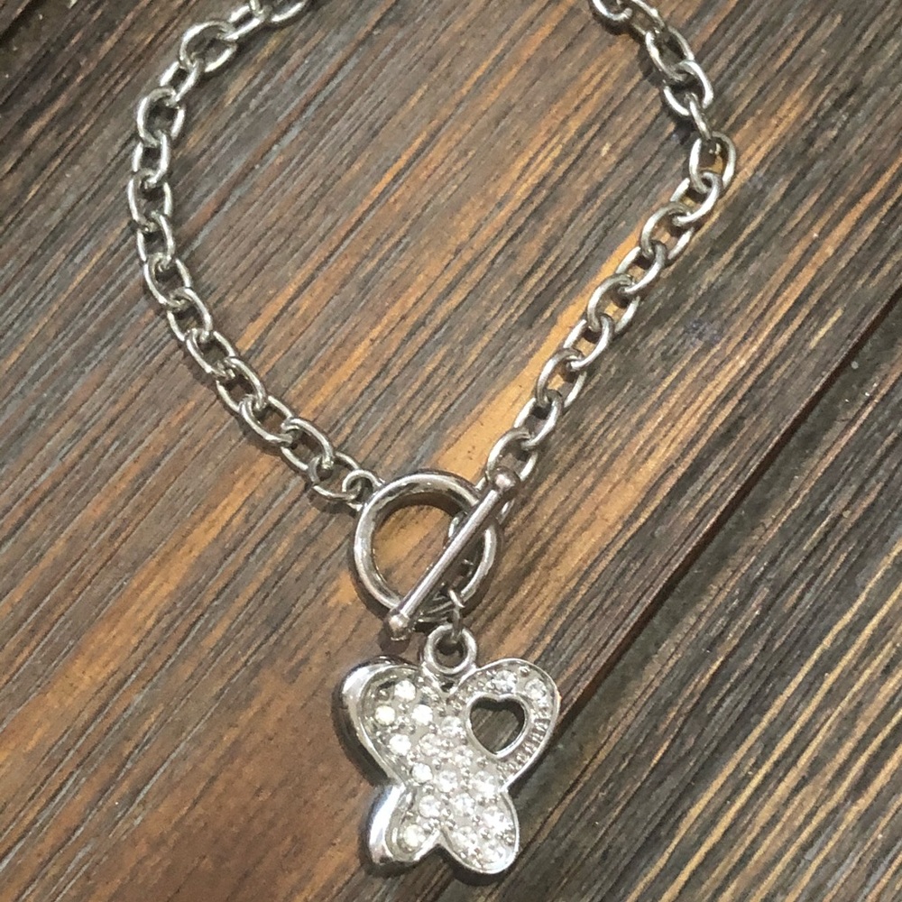 Butterfly charm bracelet
